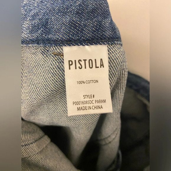 PISTOLA Josephine High Rise Tapered Jeans in Paradigm Blue Size 29 - Picture 8 of 11